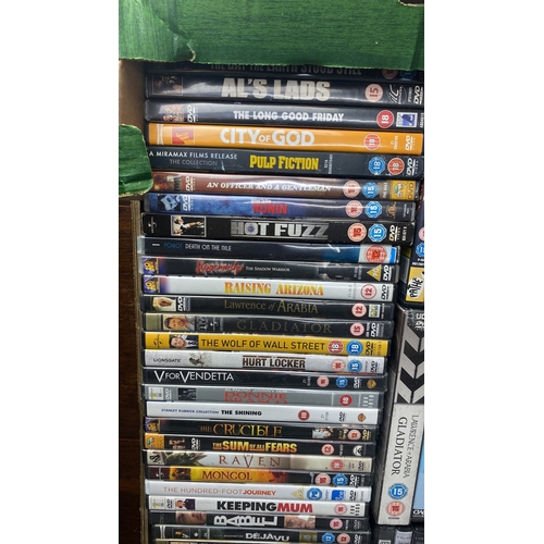 381 - Large collection of DVDs, including film collections and various genres such as thriller, drama, and... 