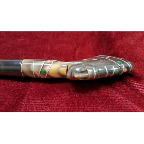 153 - Vintage Egyptian style shoe horn.