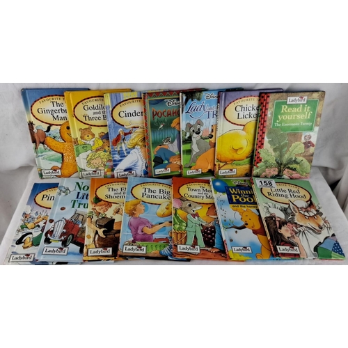 158 - Collection of Ladybird books, featuring classic tales and Disney stories, including 