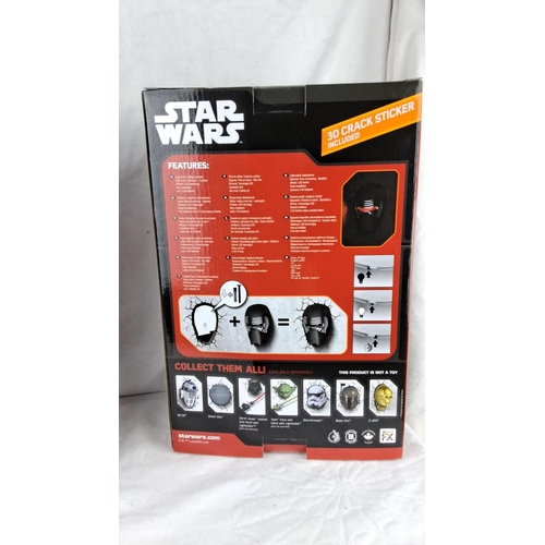 168 - Set of two Star Wars Kylo Ren 3D Deco Lights.