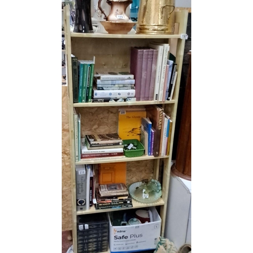 197 - Wooden shelving unit/ bookcase.