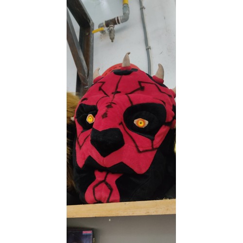 295 - Collection of 3 Star Wars character back packs, to includeCP30, Darth Maul & Chewbacca.