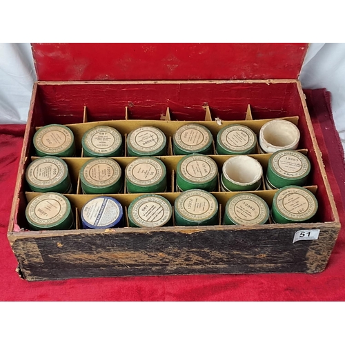 51 - A collection of antique Edison Amberol Wax Cylinder records in original tubes.