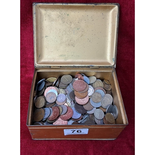 76 - An assortment of vintage coinage.