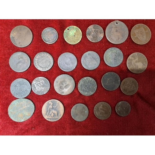 77 - A collection of vintage/ antique coinage.