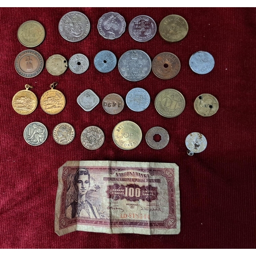 78 - A collection of vintage/ antique coinage & medals.