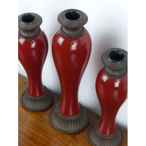 37 - Three Moroccan Spice candle holders produced by Partylite China.