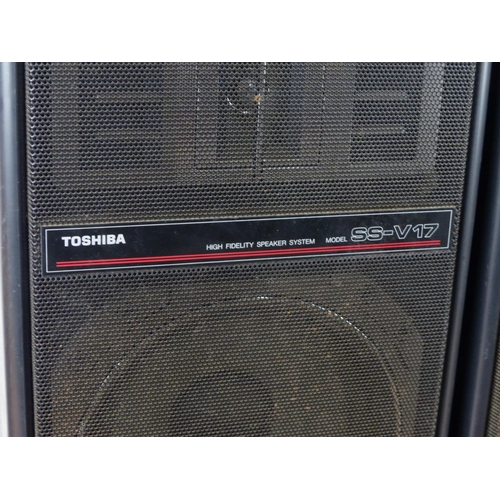 4 - A pair of Toshiba SS-V17 speakers.