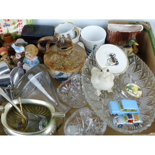 47 - An assortment of items to include glassware, ceramics and more.