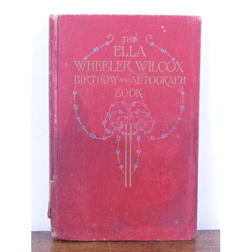 48 - The Ella Wheeler Wilcox Birthday & Autograph book.