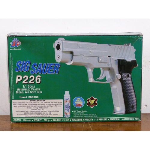 108 - A boxed Sig Sauer P226 pellet gun.