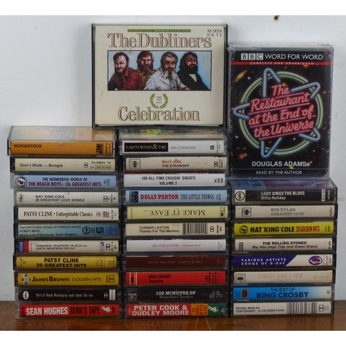 118 - A collection of cassette tapes to include the Beach Boys, the Dubliners, Dolly Parton & more.