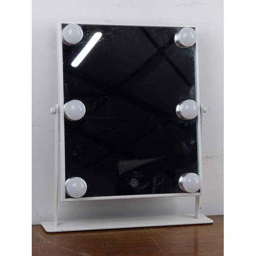 130 - An LED make-up mirror.