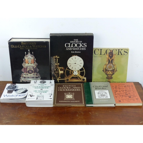 140 - A collection of Horological reference books on clocks & watches.