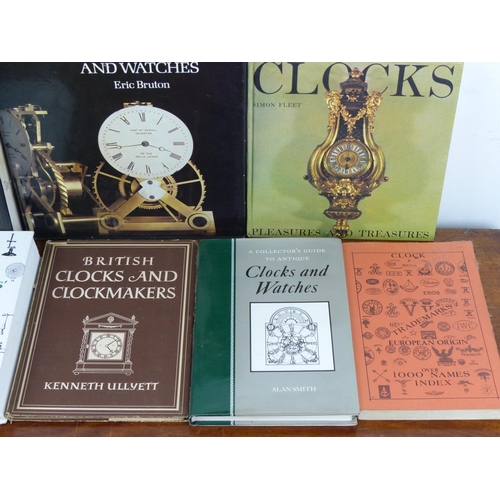 140 - A collection of Horological reference books on clocks & watches.