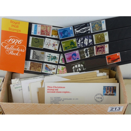 213 - An extensive collection of various stamps