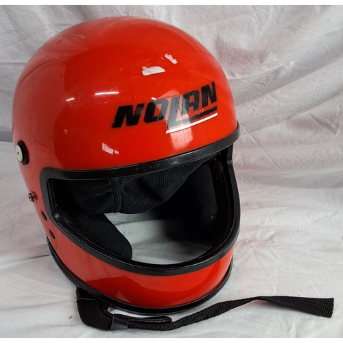 157 - A vintage/ retro Nolan helmet.