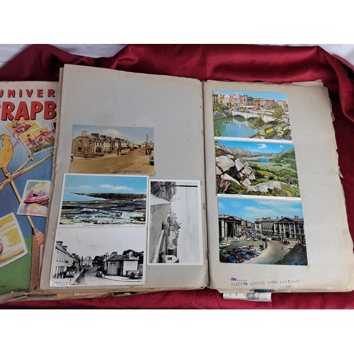 353 - 3 vintage scrap books, with local interest.