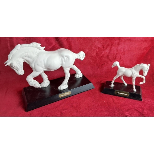 373 - 2 Royal Doulton horses, 'Springtime' & 'Spirit of Earth'.