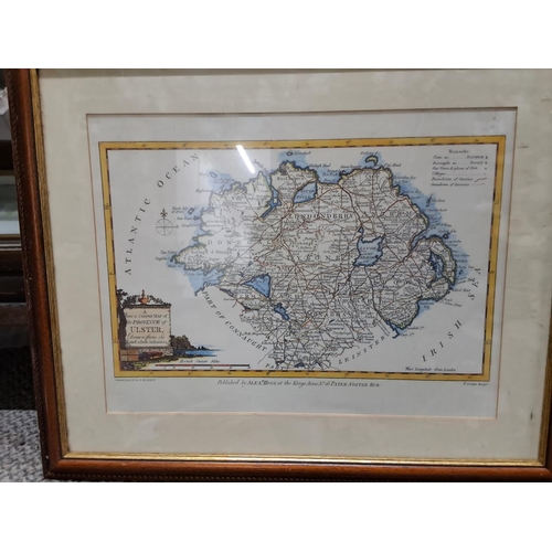 375 - A pair of framed maps.