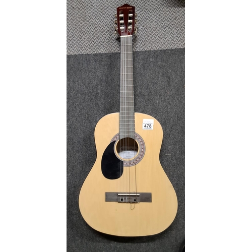 478 - A Stretton Payne acoustic guitar.