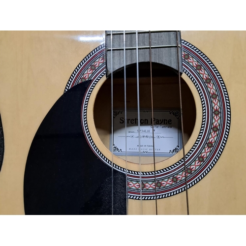 478 - A Stretton Payne acoustic guitar.