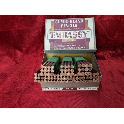 16 - A large box of vintage 'Embassy' pencils, by Cumberland Pencils.