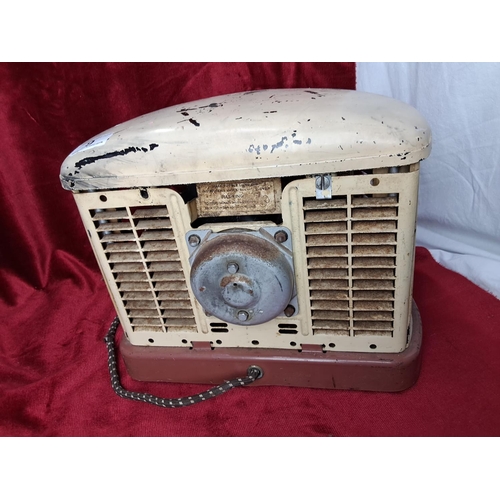 6 - A vintage/ antique HMV Bakelite heater.