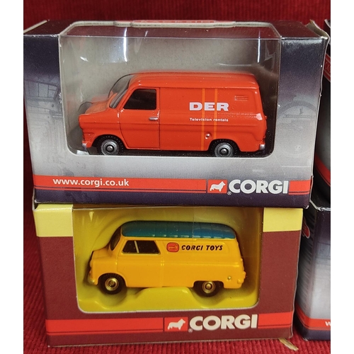 121 - A collection of 6 Corgi diecast vehicles in original boxes.