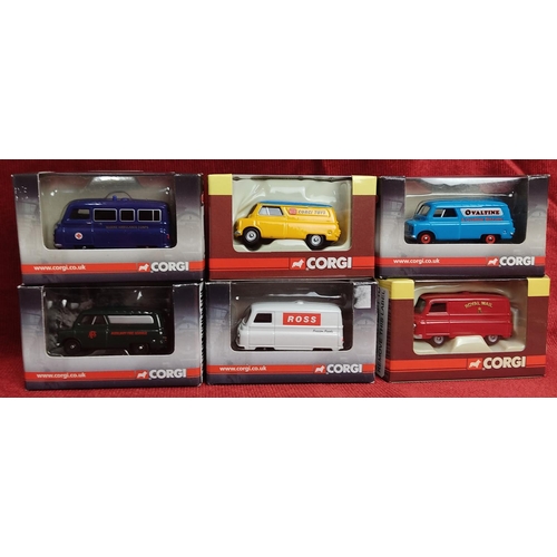 126 - A collection of 6 Corgi diecast vehicles in original boxes.