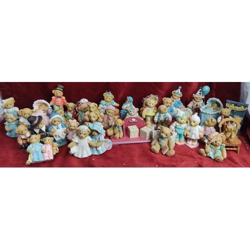 168 - A large collection of decorative 'Cherished Teddies' bear figures.