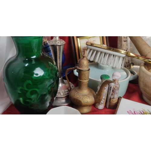 175 - An assortment of various ceramics, glassware & more.