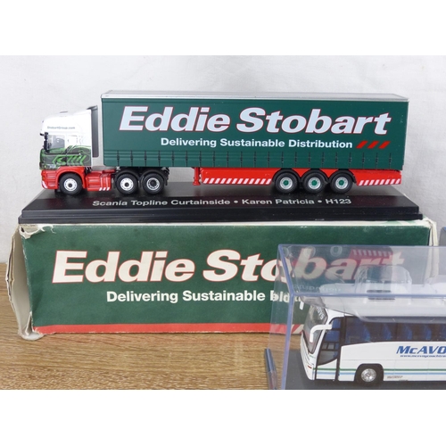 201 - An Eddie Stobard model lorry & 2 others.