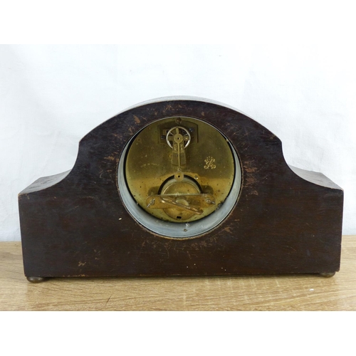 240 - A vintage/ antique French 8 day clock in wood case.