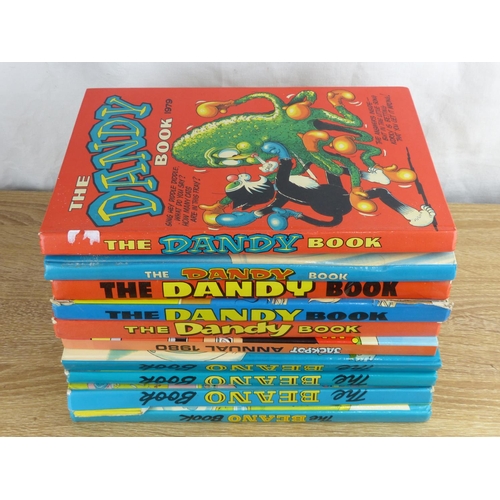 283 - A collection of vintage Beano & Dandy annuals.