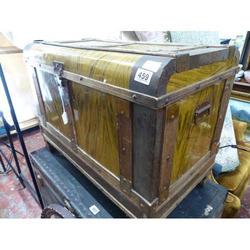 459 - An antique style storage chest/ trunk.