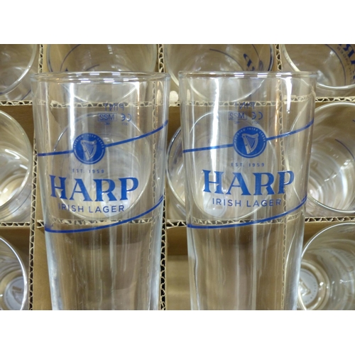 471 - 24 Harp glasses.