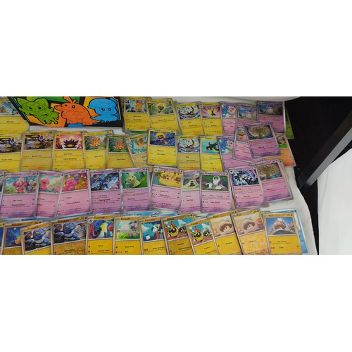 205 - A collection of Paldea Evolved Pokemon cards and more.