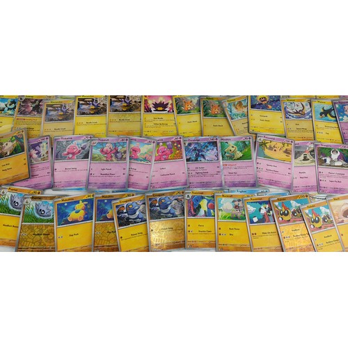 205 - A collection of Paldea Evolved Pokemon cards and more.