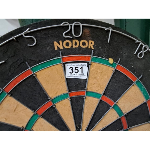 351 - A Nodor dart board.