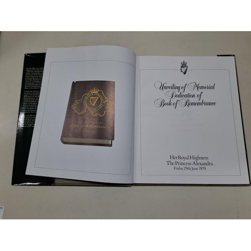 397 - A copy of Unveiling Memorial Dedication of Book of Remembrance, 1979 R.U.C book.