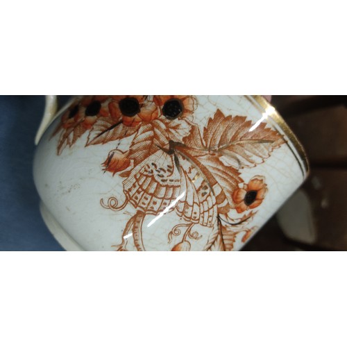 15 - A large Victorian cup & antique plate depicting the Greek myth of Pandora unleashing the evils onto ... 