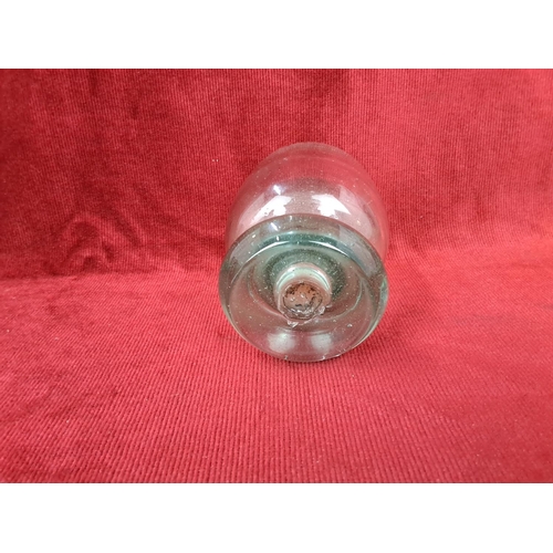 78 - A scarce and early etched rummer drinking glass. Measuring 11cm Tall