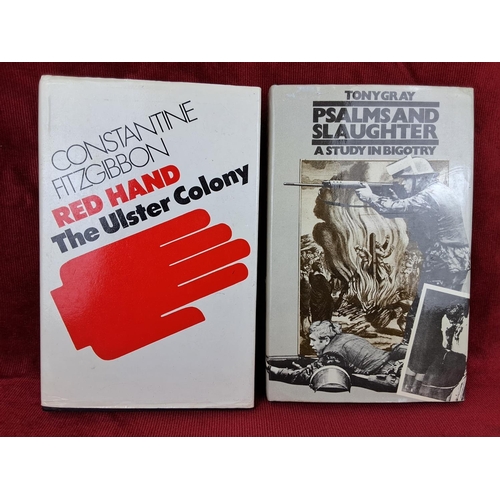 83 - A 1971 1st edition copy of 'Red Hand - The Ulster Colony'  by Constantine FitzGibbon and a 1st editi... 