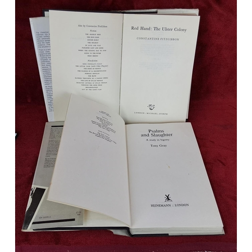 83 - A 1971 1st edition copy of 'Red Hand - The Ulster Colony'  by Constantine FitzGibbon and a 1st editi... 