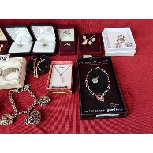 102 - A large assortment of vintage costume jewellery.