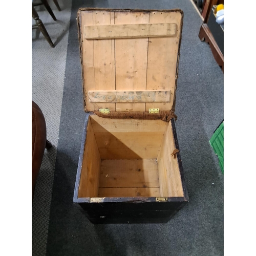 104 - A vernacular Irish butter box upcycled into a stool.