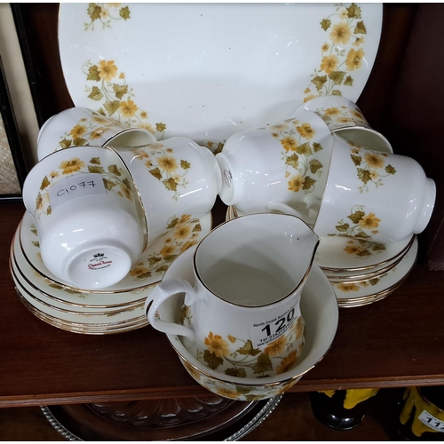 120 - A vintage Royal Anne tea set.