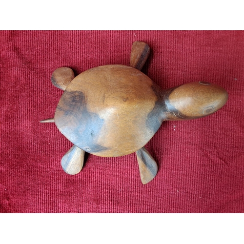 148 - A stunning Pitcairn Island hand carved turtle.