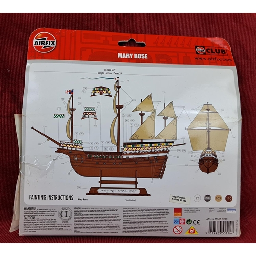 154 - An Airfix 1:400 model of the Mary Rose.